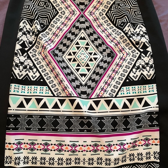 Antonio Melani Aztec printed skirt